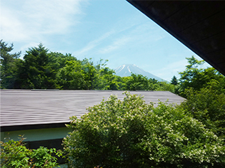 2階からの富士眺望